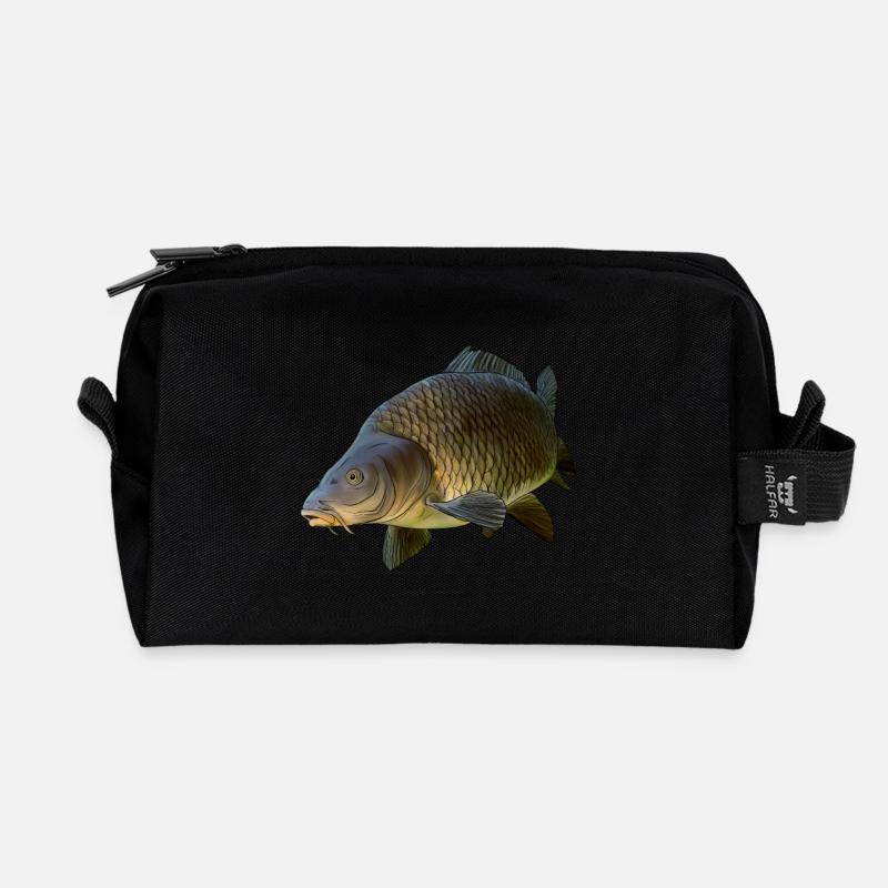 Carpe commune - Trousse de toilette en tissu recyclé - noir