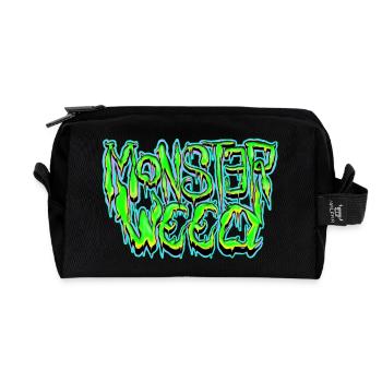 Monster Unkraut - Recycelte Kulturtasche - Schwarz - Vorne