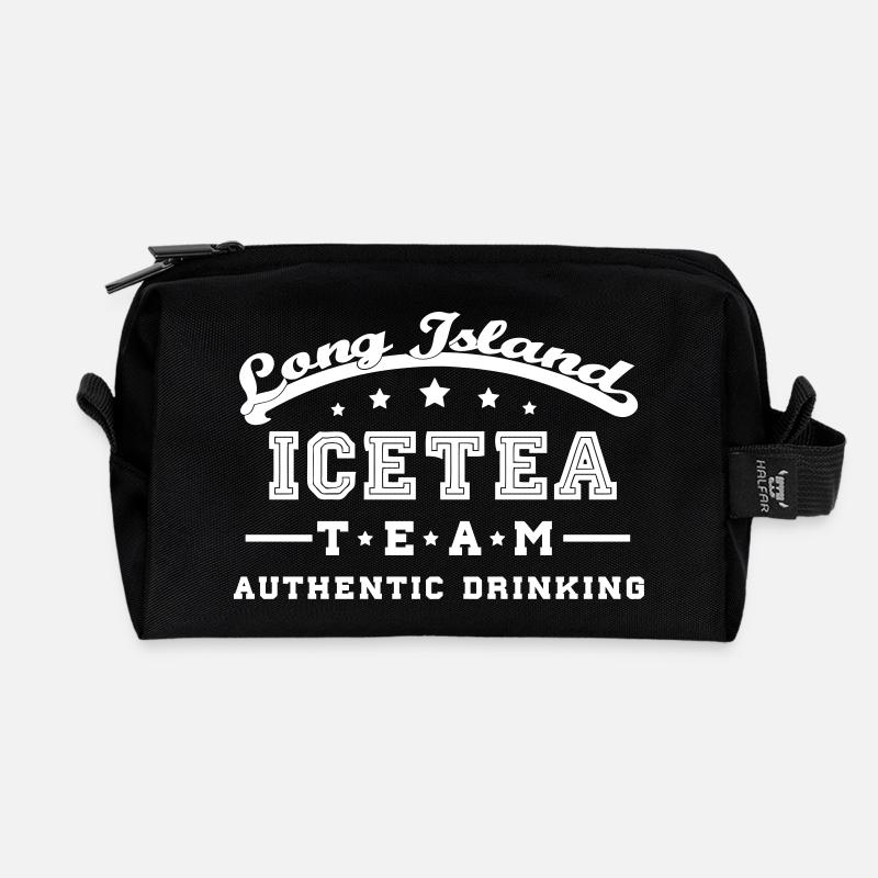 long island icetea team - Recycled Toiletry Zip Bag - black