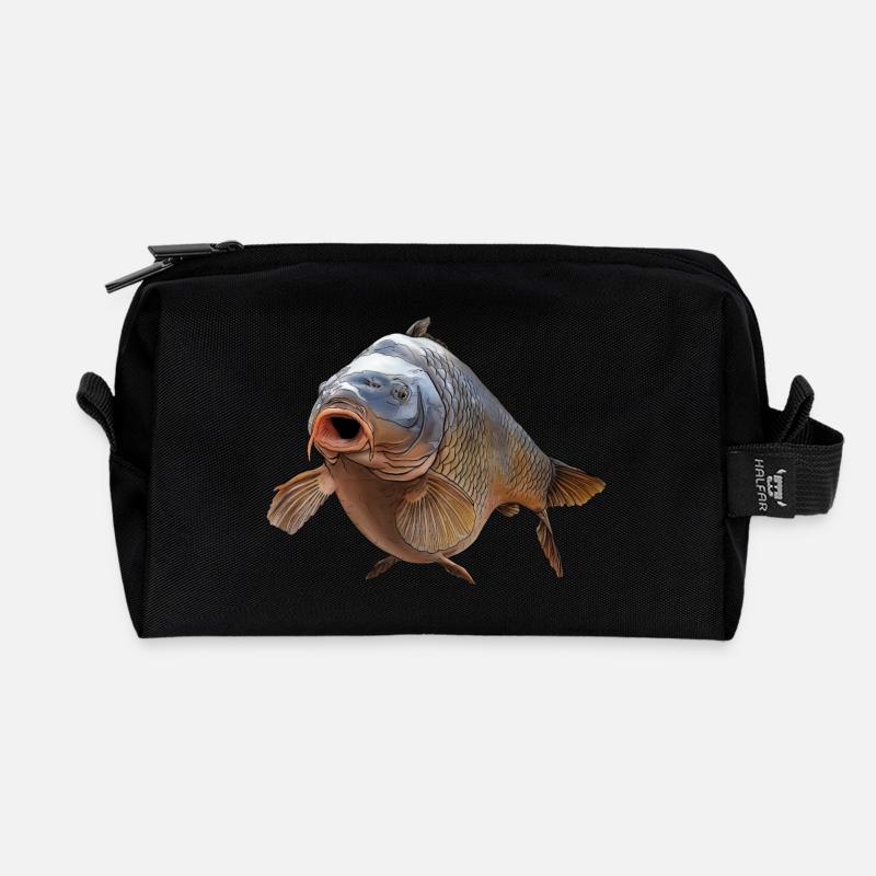 Carpe - Trousse de toilette en tissu recyclé - noir