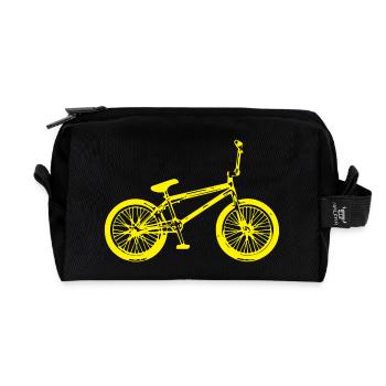 BMX Rad - Bmx Fahrrad - BMX Fahrer - Recycelte Kulturtasche - Schwarz - Vorne