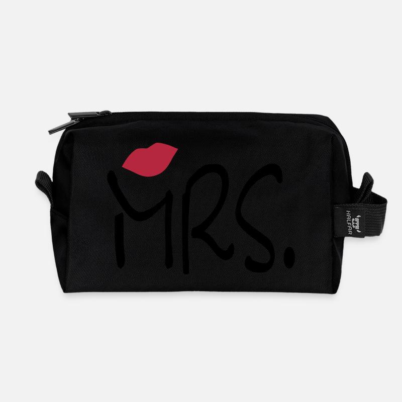 mrs_b - Trousse de toilette en tissu recyclé - noir