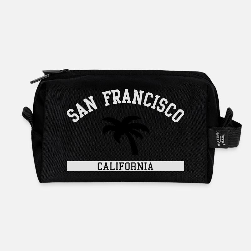 San Francisco - Recycelte Kulturtasche - Schwarz