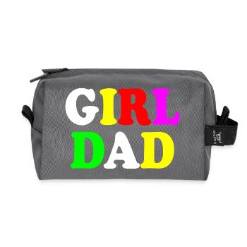 Girl dad - Trousse de toilette en tissu recyclé - anthracite - Devant