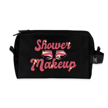 Dusch-Make-up - Recycelte Kulturtasche - Schwarz - Vorne