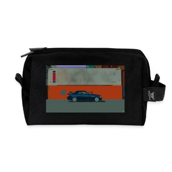 Europäischer Oldtimer - Recycelte Kulturtasche - Schwarz - Vorne