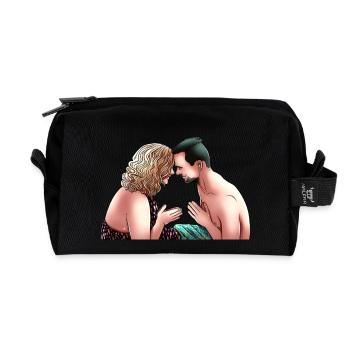 Tantric Couple - Recycelte Kulturtasche - Schwarz - Vorne