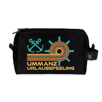Baltic Sea Holidays UMMANZ HOLIDAY FEELING Funny - Recycled Toiletry Zip Bag - black - Front