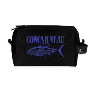 Concarneau Ville Close Thon - Trousse de toilette en tissu recyclé - noir - Devant