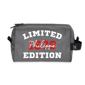 Limited 1976 Philippe Edition - Trousse de toilette en tissu recyclé - anthracite - Devant