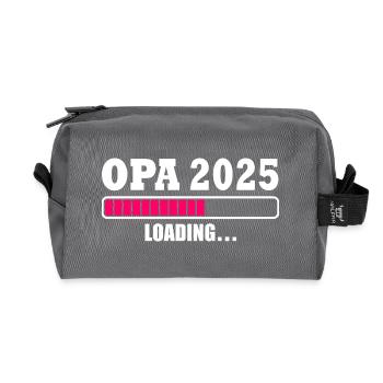 Opa 2025 - Recycelte Kulturtasche - Anthrazit - Vorne