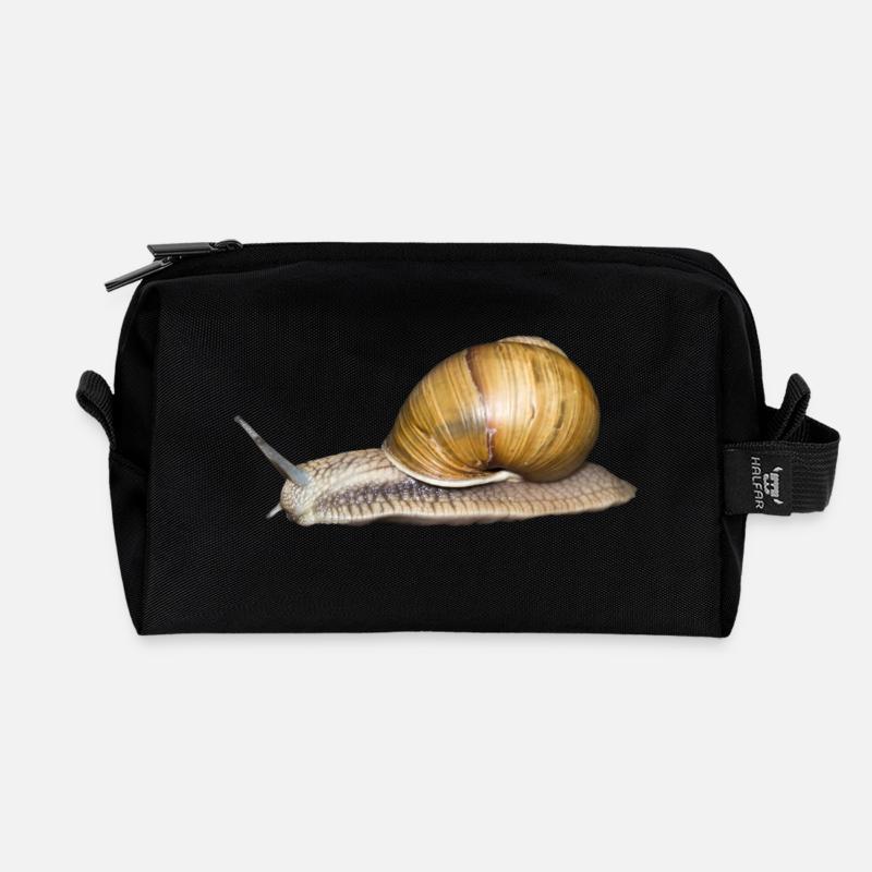 schne 9 - Recycelte Kulturtasche - Schwarz