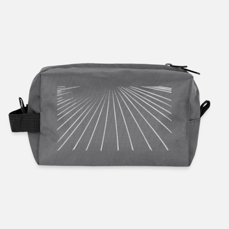 Linien Recycelte Kulturtasche