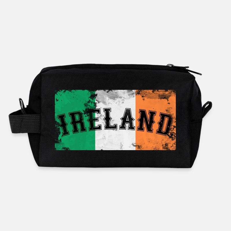 Irlande - Drapeau de l’Irlande Trousse de toilette en tissu recyclé