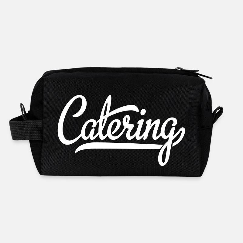 Catering - Recycelte Kulturtasche - Schwarz