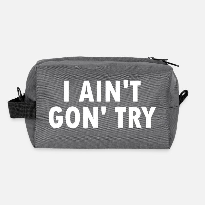 i aint gon try Recycelte Kulturtasche