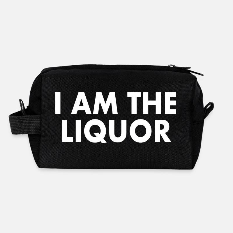 I am the liquor Recycled Toiletry Zip Bag
