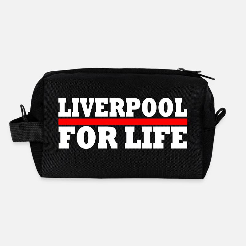 LIVERPOOL - Recycelte Kulturtasche - Schwarz