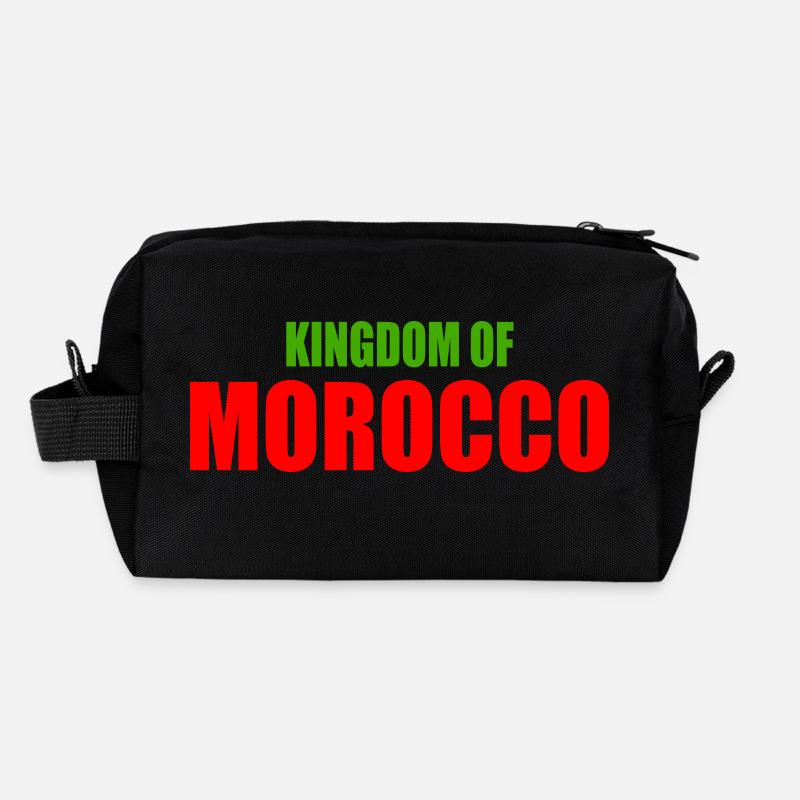 Kingdom of morocco maroc Trousse de toilette en tissu recyclé