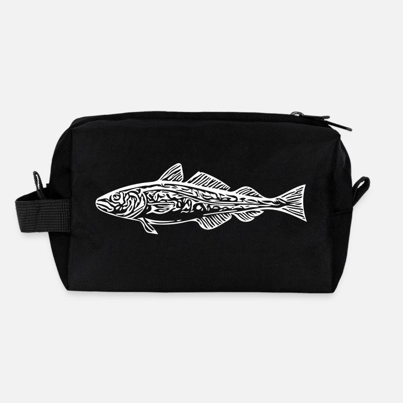 morue Trousse de toilette en tissu recyclé