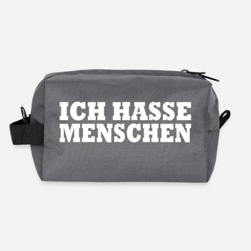 Ich hasse menschen Recycelte Kulturtasche