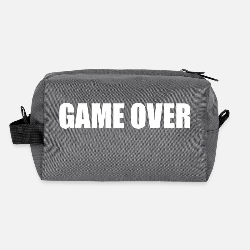 Game over Trousse de toilette en tissu recyclé