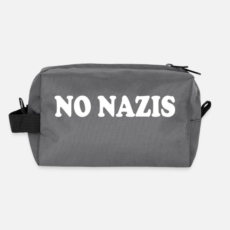 Pas de nazis Trousse de toilette en tissu recyclé