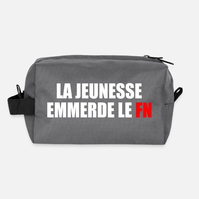 la jeunesse emmerde front national Trousse de toilette en tissu recyclé