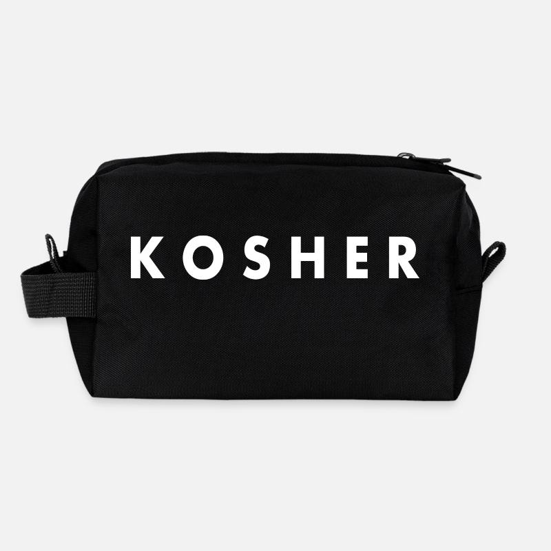 Kosher - Recycelte Kulturtasche - Schwarz