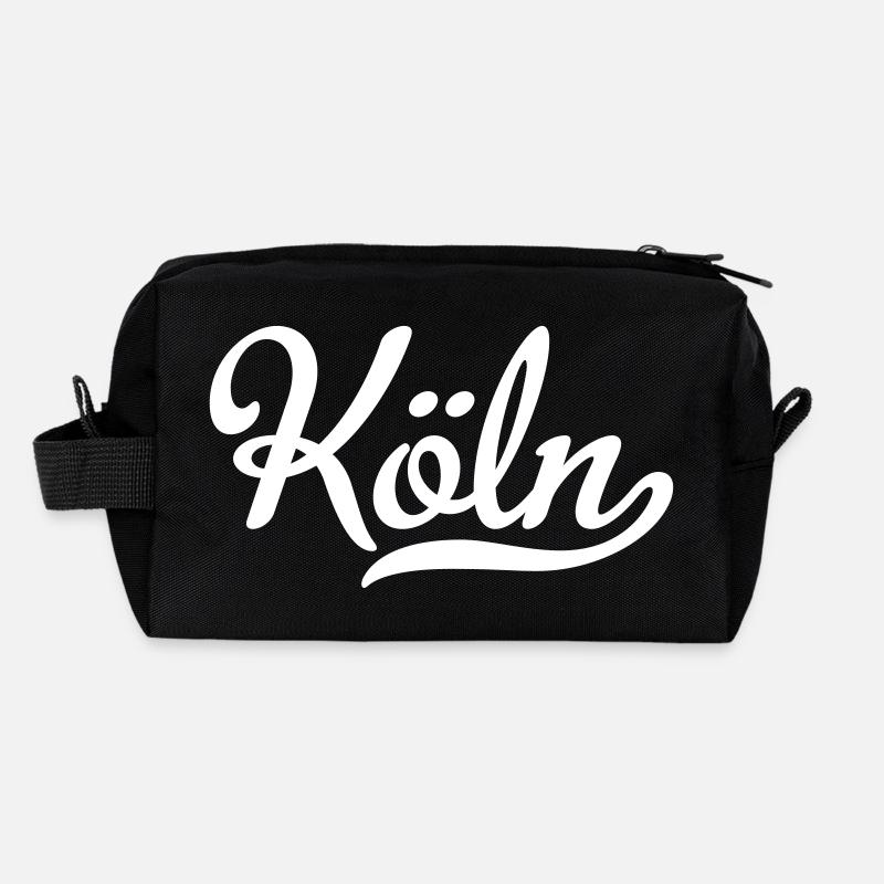 köln - Recycelte Kulturtasche - Schwarz