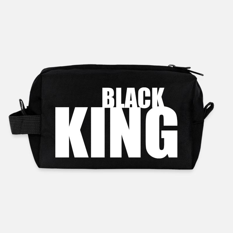 Black king Recycled Toiletry Zip Bag