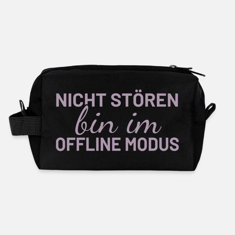 Nicht Stören bin im Offline Modus Recycelte Kulturtasche