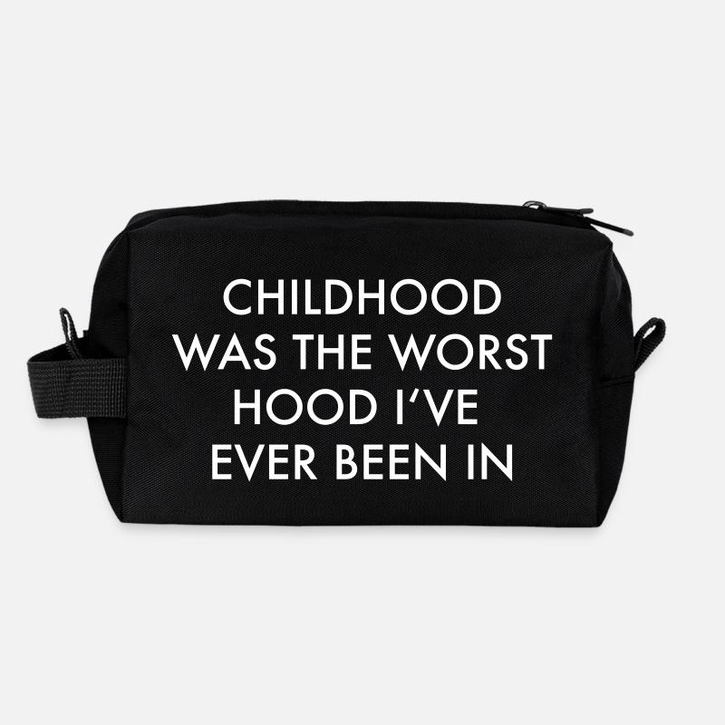 bad childhood Recycled Toiletry Zip Bag