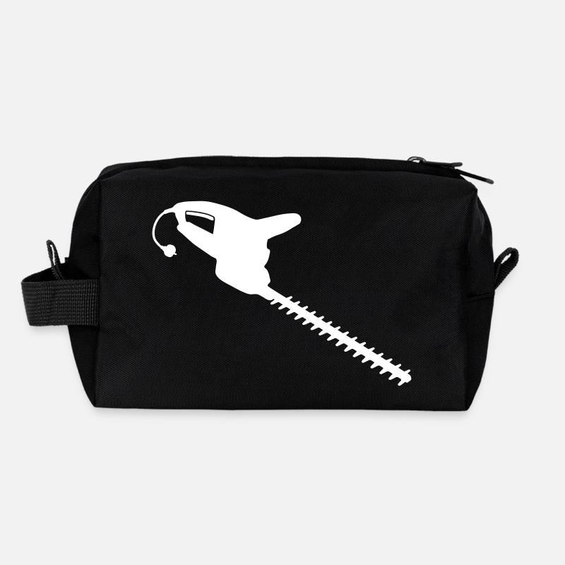 Elektro-Heckenschere_e1 - Recycelte Kulturtasche - Schwarz