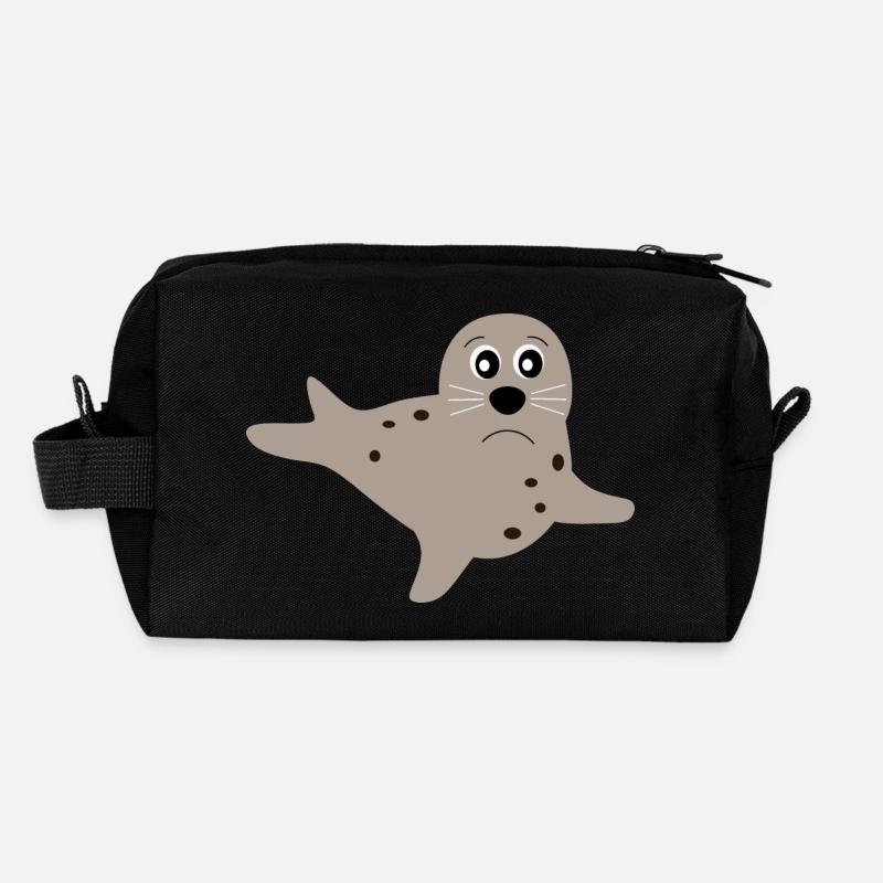 Seehund Seehunde Robbe Robben Tiere Recycelte Kulturtasche