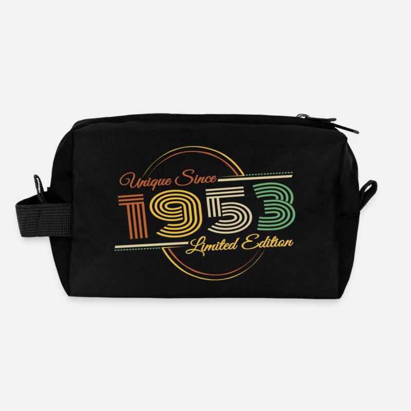Unique since 1953 Retro Birthday Recycled Toiletry Zip Bag