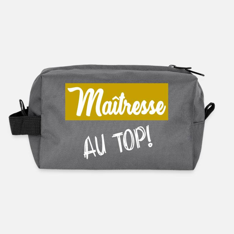 MAÎTRESSE. MERCI Trousse de toilette en tissu recyclé