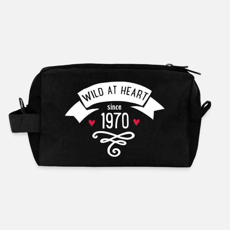 1970 Trousse de toilette en tissu recyclé
