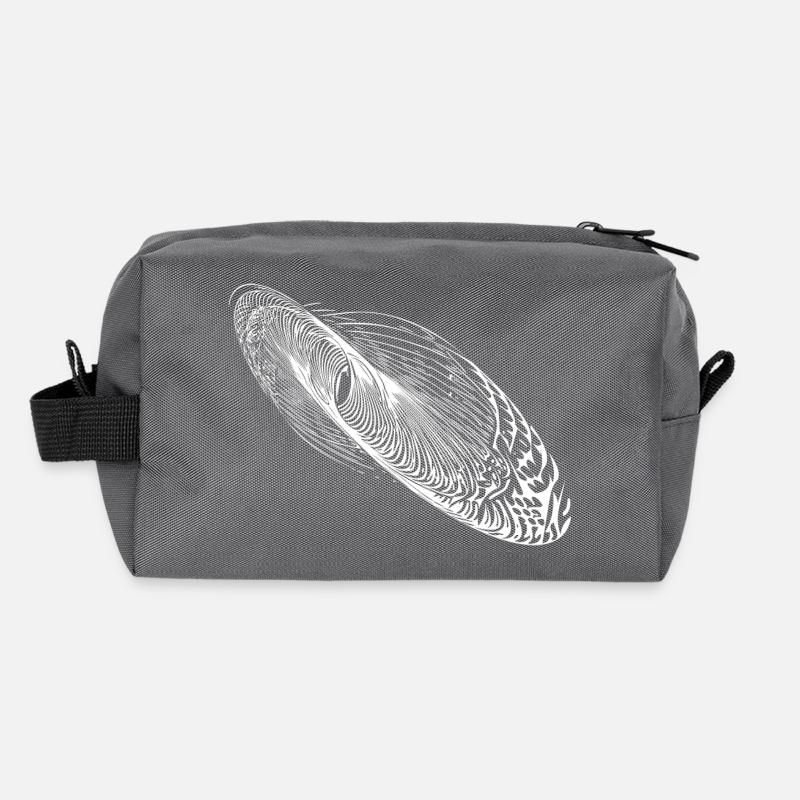 Abstrakte Schwingung Form Ellipse Recycelte Kulturtasche