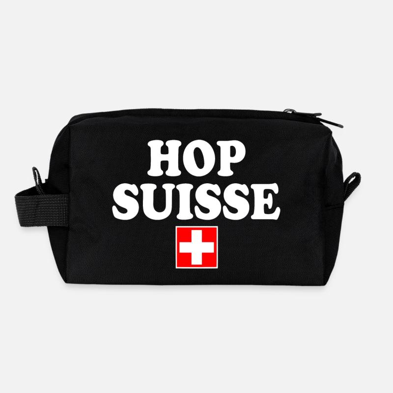 Hop suisse Trousse de toilette en tissu recyclé
