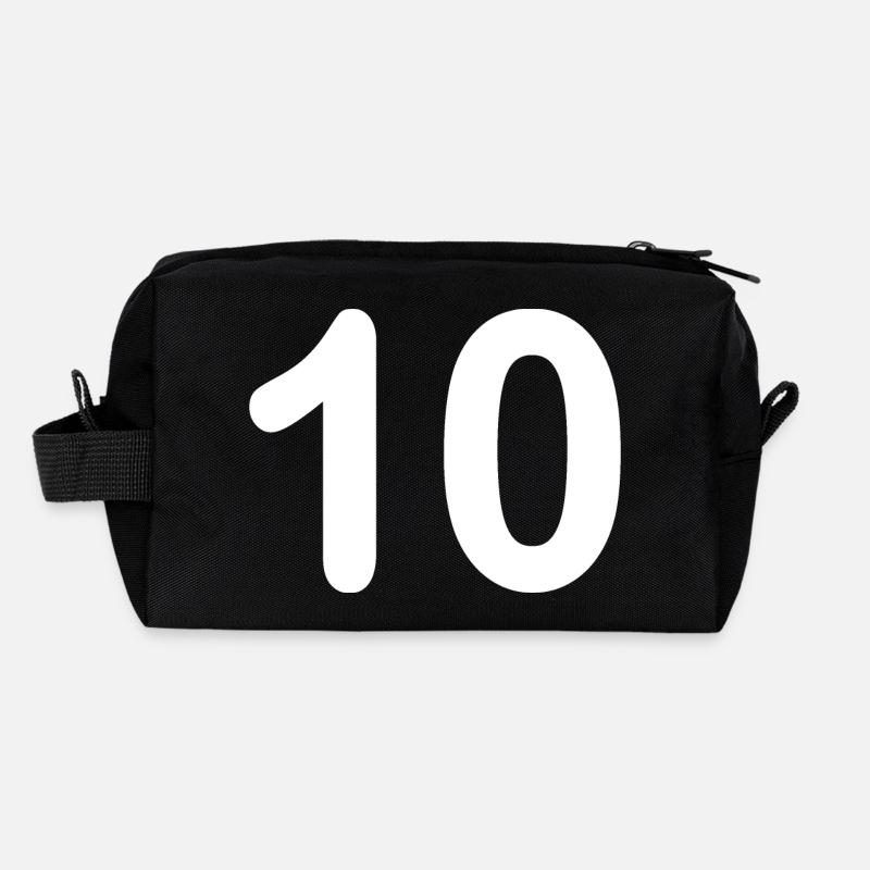 10 - Recycelte Kulturtasche - Schwarz