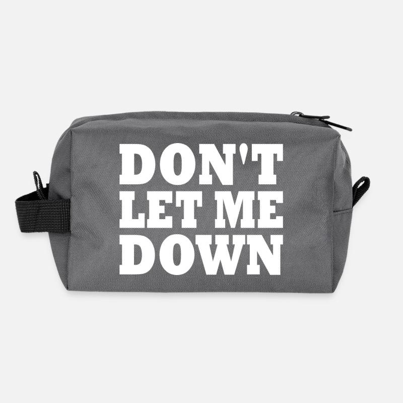 Don't let me down Recycled Toiletry Zip Bag