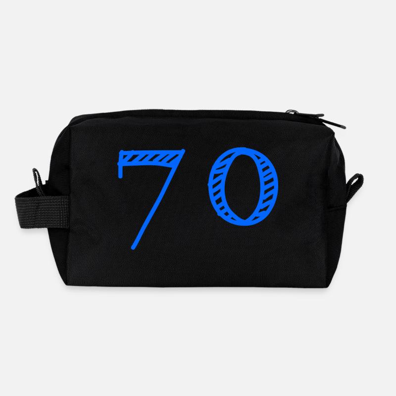 70. 70 YEARS. 70TH ANNIVERSARY. 70TH ANNIVERSARY. Recycled Toiletry Zip Bag