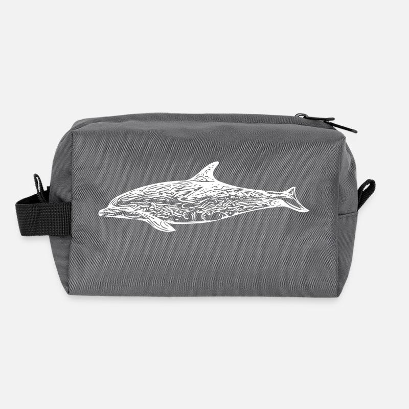 Delfin Recycelte Kulturtasche