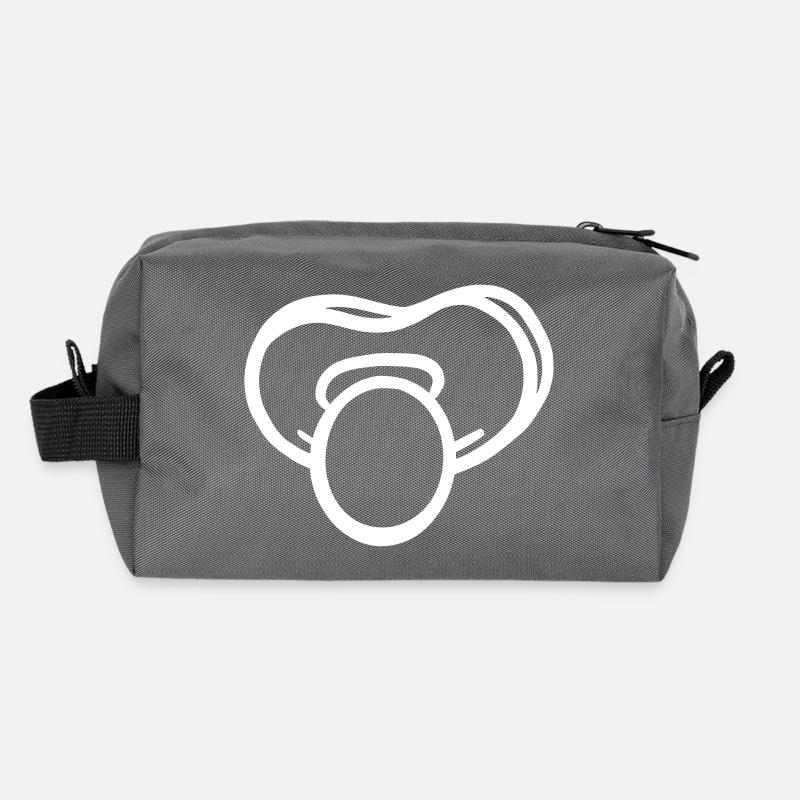 Pacifier Vector Recycled Toiletry Zip Bag