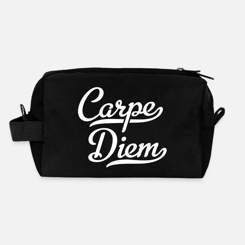 Carpe Diem Trousse de toilette en tissu recyclé