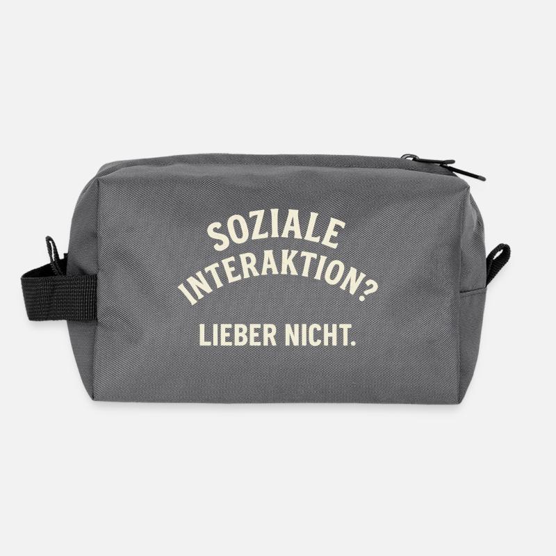 Soziale Interaktion – Nein danke! Recycelte Kulturtasche