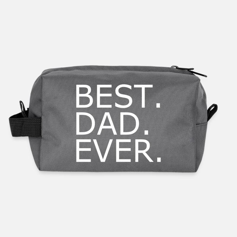 Best dad ever Trousse de toilette en tissu recyclé