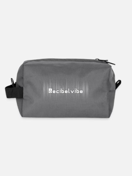 Decibelvibe - Derivate - L Wave1 Design - Recycelte Kulturtasche - Anthrazit - Hinten