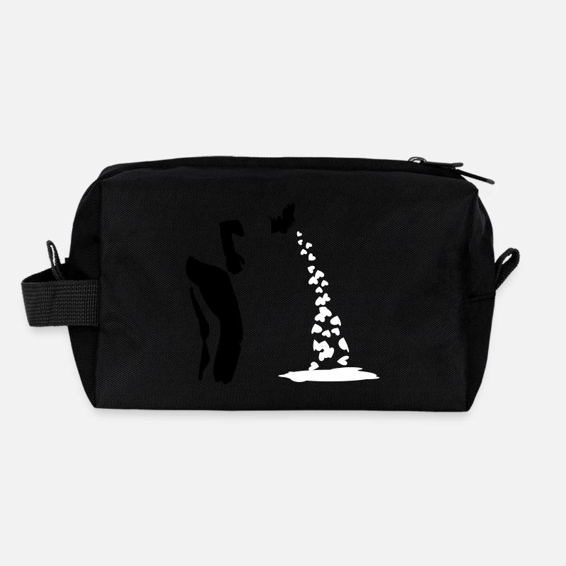 Herzen kotzen Recycelte Kulturtasche